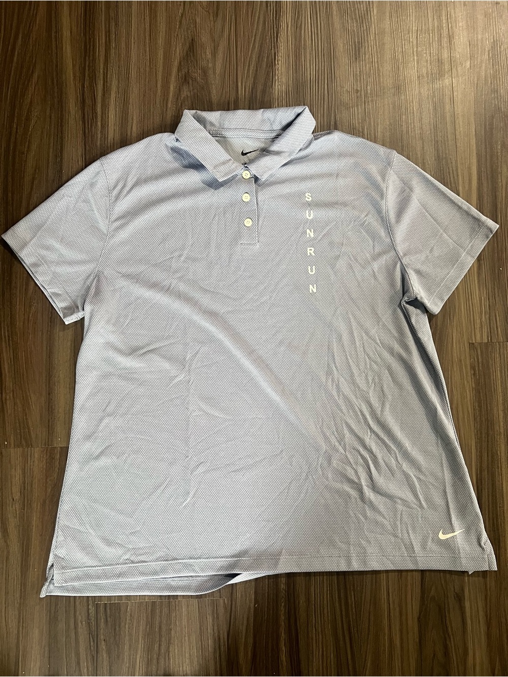 Nike Women’s Light Grey Polo Shirt - Sunrun